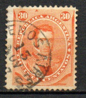 Col33 Argentine Argentina 1867  N° 21 Oblitéré Cote : 22,50€ - Oblitérés