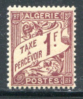 ALGERIE- Taxe Y&T N°9- Neuf Sans Charnière ** - Timbres-taxe