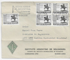 3785   Carta  Buenos Aires 1961, Instituto Argentino De Soldadura. - Brieven En Documenten