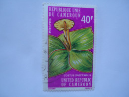 CAMEROON  USED  STAMPS  FLOWERS CACTUS - Cameroun (1960-...)