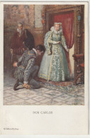 Hans Printz, Künstlerkarte Von M. Munk, Wien Nr. 1113, Schiller-Zyklus, Don Carlos - Autres & Non Classés