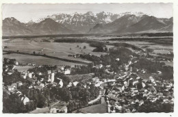 Germany, Moorbad Aibling, Aerial View, Good Stamp, Special Hand Canc., 1955. - Bad Aibling