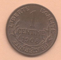 1 CENTIME 1908 TTB  DANIEL DUPUIS - 1 Centime
