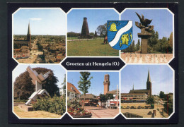 Groeten Uit Hengelo ( O )  - Met Logo  - Not  USED  - 2 Scans For Condition.(Originalscan !!) - Hengelo (Ov)