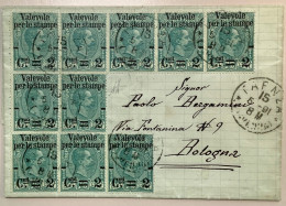 FAENZA 1891 (Ravenna, Emilia Romagna)Sa53 Lettera>Bologna EX PROVERA (Regno D‘ Italia Stampe Pacchi Postali Italy Cover - Marcofilía