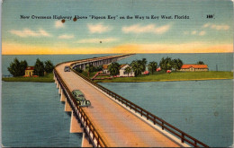 Florida Keys New Overseas Highway Above Pigeon Key On The Way To Key West 1940 - Key West & The Keys