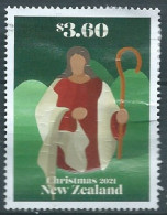 NEUSEELAND NOUVELLE ZÉLANDE NEW ZEALAND 2021 CHRISTMAS SHEPHERD USED MI 3913 SN 3001 YT 3676 SG 4254 - Usados