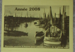 Horaires Des Marées Calendrier 2008 Saint St Nazaire Loire Atlantique  - Huître Vendée Atlantique Bouin Vendée - Europa