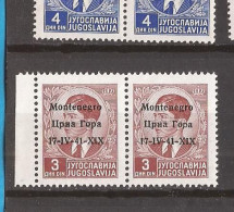 1 --  12   1941 ITALIA MONTENEGRO OCCUPAZZIONE EXCELLENT QUALITY FOR THE COLLECTION  MNH - Montenegro