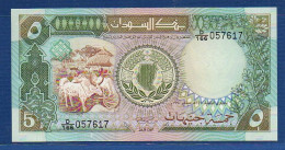 SUDAN - P.40c – 5 Sudanese Pounds 1990 UNC, S/n D/166 057617 - Soudan