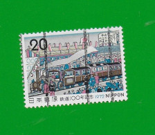 JAPAN 1972   Gestempelt°used/Bedarf   # Michel-Nr. 1165  #  EISENBAHN  # - Gebruikt