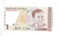*kyrgyzstan 1 Som  1994 7  Unc - Kirguistán