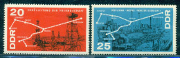 1966 Petrochemistry,oil Pipeline,derrick,VEB Leuna Plant,DDR,1227,MNH - Aardolie