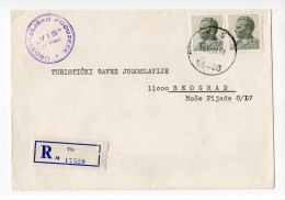 1974. YUGOSLAVIA,CROATIA,VIS,RECORDED COVER TO BELGRADE,TITO - Cartas & Documentos