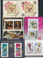 BURUNDI 6 Blocs Mint Espacio, Olimpíadas, Personalidades, Etc. – Valorizados En Catálogo € 46,00 - Blocks & Kleinbögen