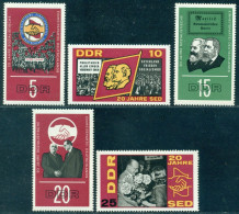 1966 Marx,Lenin,Engels,Pieck,Grotewohl,Ulbricht,Socialist Unity Party,DDR,1173,MNH - Lenin