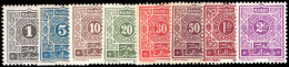 French Morocco 1917-26 Postage Due Set Lightly Mounted Mint. - Timbres-taxe