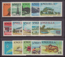Anguilla 1967-68 Set Lightly Mounted Mint. - Anguilla (1968-...)