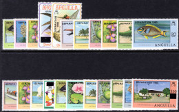 Anguilla 1980 Seperation Set Unmounted Mint. - Anguilla (1968-...)