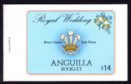 Anguilla 1981 Royal Wedding Booket Unmounted Mint. - Anguilla (1968-...)