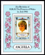 Anguilla 1982 21st Birthday Of Princess Of Wales 5 Souvenir Sheet Unmounted Mint. - Anguilla (1968-...)