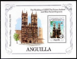 Anguilla 1986 Royal Wedding Souvenir Sheet Unmounted Mint. - Anguilla (1968-...)