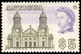 Antigua 1966-70 $5 Perf 13  Set Unmounted Mint. - 1960-1981 Ministerial Government