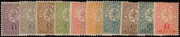 Bulgaria 1889-91 Perf 13€ Set (10st & 15st Different Perfs) Fine Lightly Mounted Mint. - Ongebruikt