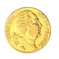 Louis XVIII-20 Francs 1818 Paris - 20 Francs (goud)
