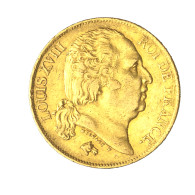 Louis XVIII-20 Francs 1820 Perpignan - 20 Francs (gold)