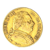 Louis XVIII-20 Francs 1814 Bordeaux - 20 Francs (goud)