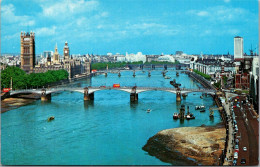 England London Lambeth Bridge Houses Of Parliament And River Thames - River Thames