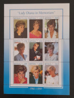 SL) 1997 BENIN PRINCESS DIANA SOUVENIR LEAFLET MNH - Bénin – Dahomey (1960-...)