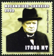 Mozambique 2002 MNH, Churchill, Nobel Literature, Historian, Writer, Artist - Sir Winston Churchill