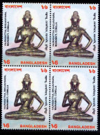 Bangladesh 2000 MNH Blk 4, Archaeology, Statue, Buddha, Mainamati, Religion - Budismo