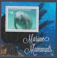 2016 St Vincent Grenadines 7670/B827 Marine Fauna - Dolphins, Whales 9,00 € - Dauphins