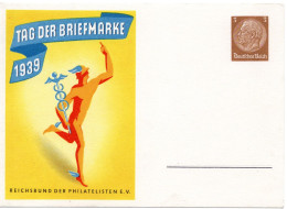 58676 - Deutsches Reich - 1939 - 3Pfg Hindenburg SoGAKte "Tag Der Briefmarke 1939", Ungebraucht - Stamp's Day