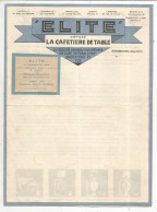 Publicité 4 Pages, ELITE, La Cafetière De Table, STRASBOURG, 4 Scans, Frais Fr 1.95 E - Reclame