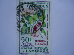 CAMEROON  USED    STAMPS FLOWERS    WITH   POSTMARK  1972 - Cameroun (1960-...)