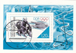 GERMANY DDR Block 90,used - Hiver 1988: Calgary