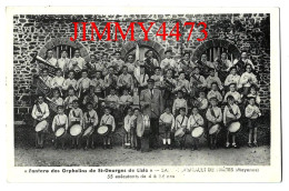 CPA - Fanfare Des Petits Orphelins De St- Georges De Lisle - St- FRAIMBAULT DE PRIERES (Mayenne) - Ed. Chevrinais - Groupes D'enfants & Familles