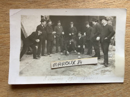 Carte Photo Partie De Grosses Boules Mesure Laquelle Est La Plus Proche Du Bouchon? Lieu ? - Jeux Régionaux