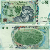 TUNISIA       50 Dinars       P-94       20.3.2011       UNC - Tusesië
