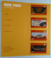 UK - BT - Landis & Gyr - HOME FRONT - Set Of 4 - Limited Edition - Mint In Folder - RARE - BT Internal Issues