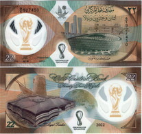 QATAR       22 Riyals       Comm.       P-W39       2022       UNC  [ WITH FOLDER ] - Qatar