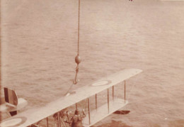 Le Havre * 1915 * Hydravion Sortant ! * Avion Aviation Aviateur * Photo Ancienne 8.4x6cm - Non Classés