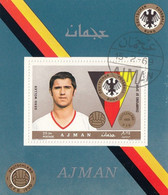 AJMAN 366,used,football - Used Stamps