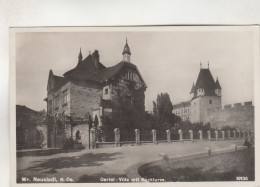 D530) WIENER NEUSTADT - Oertel Villa Mit Reckturm U. Straße ALT ! 1932 - Wiener Neustadt