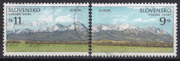 SLOVAKIA 337-338,used,falc Hinged - Gebruikt