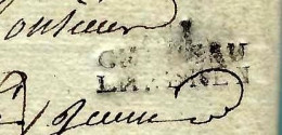 1809 LETTRE Sign. M.post. CHATEAULAUDREN Cotes Du Nord => Armor >  Carré Forges Du Vaublanc Plemet Loudéac V.SCANS+HIST. - 1801-1848: Precursores XIX